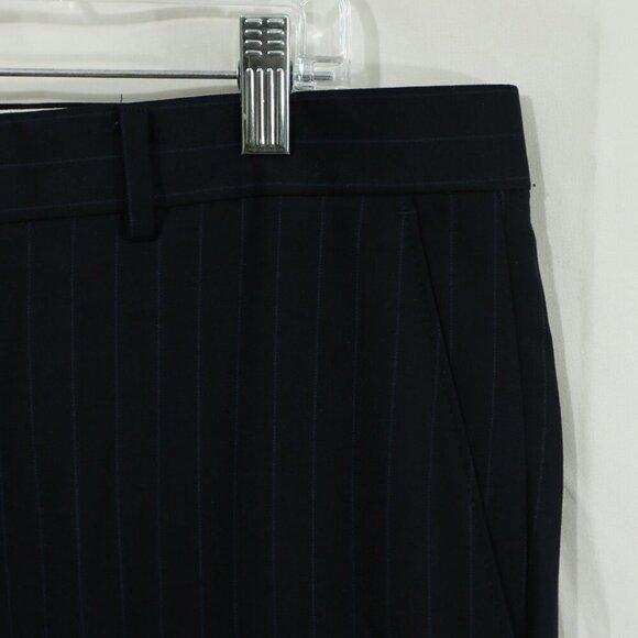 2-piece Samuelsohn Men’s 42R Navy Pinstripe Wool Suit Blazer & Pants Canada - Picture 8 of 16